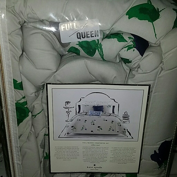 Kate spade willow court full queen comforter set - Picture 3 of 4
